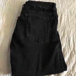 Gap black skinny jeans